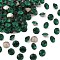 Preciosa® MAXIMA Crystal Round Stones, Czech Crystal, Dura Foiling, Round(431 11 615 Chaton), 50730 Emerald, SS45(9.85~10.2mm)