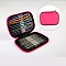 DIY Knitting Needles Sets, Inlcuding Stainless Steel & Aluminum Alloy Hook Needles, Hot Pink, 125~145x0.6~6.5mm, 22pcs/set