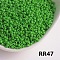Opaque 6/0 Glass Seed Beads, Round, Lime Green, 6/0, 4mm, about 130pcs/10g