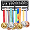 SUPERDANT Gymnastic Medal Hanger Display with Star Medal Holder Display Hanger Rack Frame Sturdy Race Medal Display Wall Mount Medals Wall Storage for Medal Over 60 Iron Medal Holder