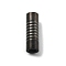 304 Stainless Steel Magnetic Clasps, Column, Gunmetal, 15x5mm, Hole: 3mm