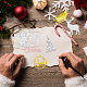 Gorgecraftクリスマステーマ炭素鋼切断ダイステンシル  DIYスクラップブッキング/フォトアルバム用  装飾的なエンボス印刷紙のカード  マットプラチナカラー  6.4x6x0.09cm  5個/セット DIY-GF0003-27-7