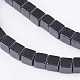 Non-Magnetic Synthetic Hematite Beads Strands G-Q527-4x4mm-1-3