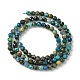 Natural Chrysocolla Beads Strands G-Z034-A03-03-3