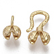 Brass Hook and S-Hook Clasps KK-S354-225-NF-2