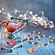 Decorare il ciondolo con perline di legno a tema natalizio HJEW-WH0042-09-7