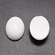 Oval Opaque Glass Cabochons X-G-K020-25x18mm-12-2