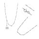Цепочки ожерелья shegrace 925 из стерлингового серебра JN733A-2