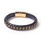 Bracelets de cordon en cuir BJEW-F368-08-2