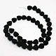 Natural Black Onyx Beads Strands G-N0041-03-2