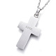 304 Stainless Steel Pendant Necklaces NJEW-G279-04P-2