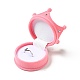 Flocking Plastic Crown Finger Ring Boxes CON-B008-01D-2