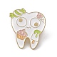 Pin de esmalte de dientes de dibujos animados JEWB-A005-19-01-1