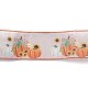 10M Thanksgiving Day Theme Wired Linen Ribbon OCOR-G013-02D-2
