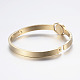 304 Stainless Steel Bangles BJEW-F305-25G-3