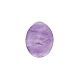 Natural Amethyst Worry Stones G-PW0007-134I-1