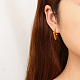 304 Stainless Steel Hoop Earring for Women UL6246-01-3