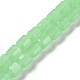 Chapelets de perle en verre imitation jade GLAA-G112-02B-1