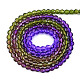 Chapelets de perles en verre transparente   GLAA-N041-010-16-2