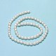Fili di perle di perle d'acqua dolce coltivate naturali PEAR-J006-14B-01-3