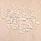 200 pièces cabochons en verre transparent GGLA-YW0001-04-6