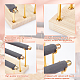 NBEADS 3-Tier Velvet Bar Ring Display Stand RDIS-WH0016-07C-03-5