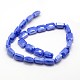 Chapelets de perles en verre électroplaqué EGLA-J108-10x14mm-M-3