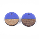 Resin & Walnut Wood Pendants RESI-S358-02E-10-2
