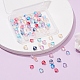 100Pcs 10 Colors Electroplate Glass Beads EGLA-YW0001-31-6