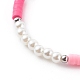 Bracelets de perles heishi en pâte polymère BJEW-JB06131-2