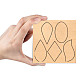 Stampi geometrici per il taglio del legno DIY-WH0169-07-2