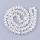 Chapelets de perles en verre électroplaqué EGLA-T018-01-C04-2