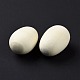 Unfinished Chinese Cherry Wooden Simulated Egg Display Decorations WOOD-B004-01A-4