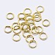 925 anillos redondos de plata esterlina STER-F036-03G-0.6x4-1