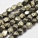 Natural Pyrite Beads Strands G-F197-02-4x4mm-1