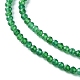 Chapelets de perles en jade de malaisie naturelle G-F748-W02-01-4