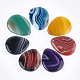 Natural Banded Agate/Striped Agate Pendants G-T105-43-1