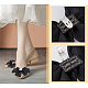 Décorations de chaussures en polyester bowknot FIND-WH0002-18A-4