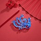 Chinese Style Alloy Enamel Chandelier Components Links X-ENAM-E329-05A-S-8