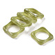 Transparent Resin Finger Rings X-RJEW-S046-001-A04-1