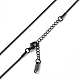 304 collar de cadena de serpiente redonda de acero inoxidable para hombres y mujeres NJEW-K245-016E-2