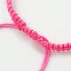 Cuerda de nylon trenzado para la toma de la pulsera DIY AJEW-M001-08-2