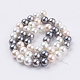 Chapelets de perles de coquille BSHE-G012-8mm-3
