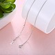 925 Sterling Silver Chain Necklaces NJEW-BB30138-16-2