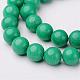 Chapelets de perles en jade Mashan naturel G-K151-10mm-15-3