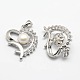 Heart Natural Cultured Freshwater Pearl Pendants PEAR-M012-02-NR-2