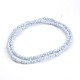 Frosted Glass Bead Strands GLAA-J063-B02-2