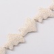 Brins de perles de roche de lave synthétique teintes dauphins G-N0097-11-1