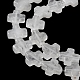 Granos de cristal de cuarzo natural hebras G-M418-B11-01-5