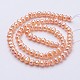 Natural Cultured Freshwater Pearl Beads Strands PEAR-F004-03-2